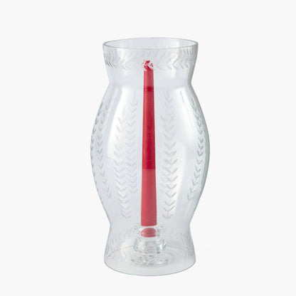 Engraved Glass Lantern