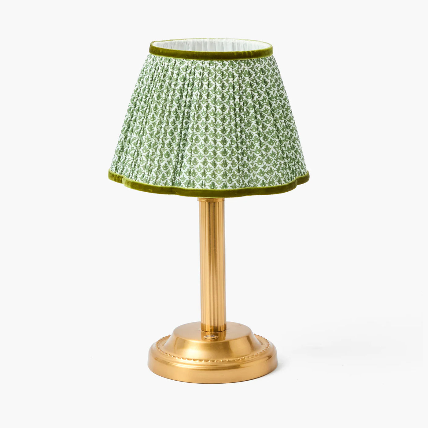 Olive Lotus Lampshade (22cm)
