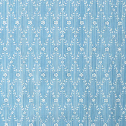 Blue Theodora Trellis Fabric