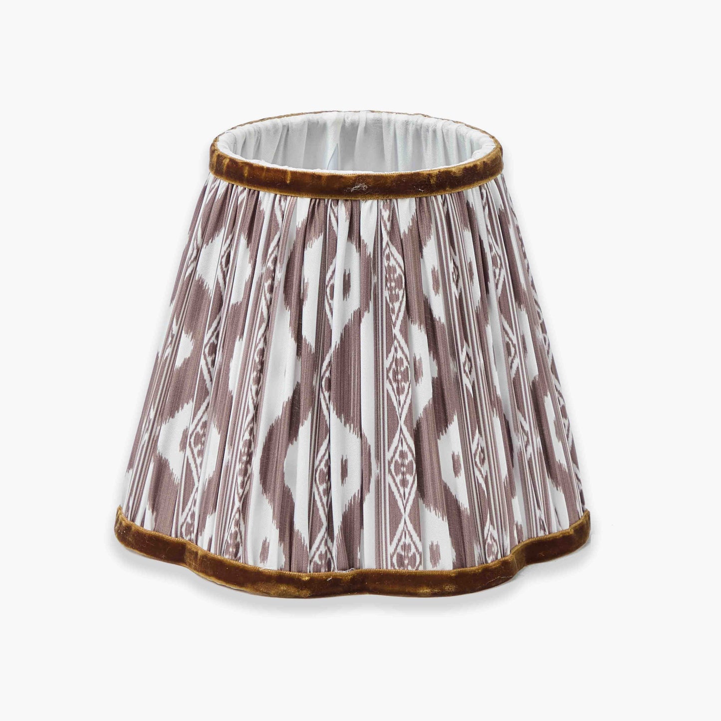 Chocolate Ikat Lampshade (18cm)