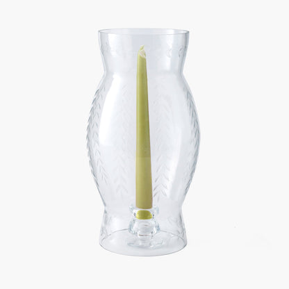 Engraved Glass Lantern